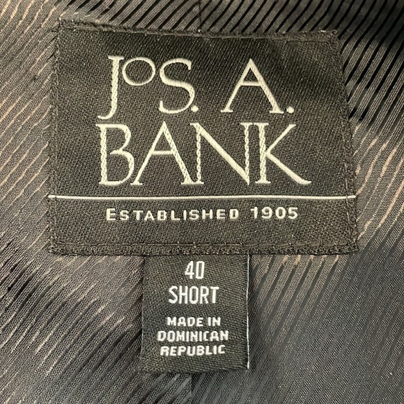 Jos. A. Bank Wool Blend Topcoat Black 40 Short - Picture 8 of 11